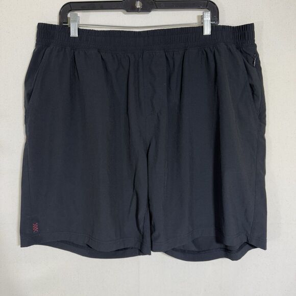 Rhone Men Black Athletic Shorts 9 In Inseam Size 2XL - Picture 1 of 11